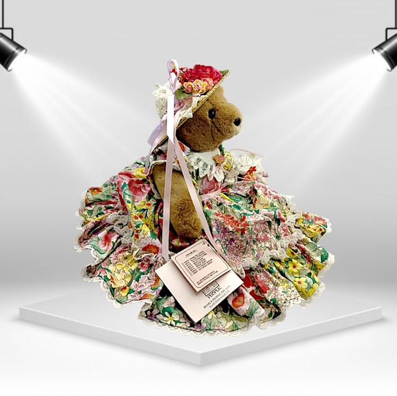 Eclectic People ~ Stuffed Bear Girl Victorian Elegance - Picture 2 of 6